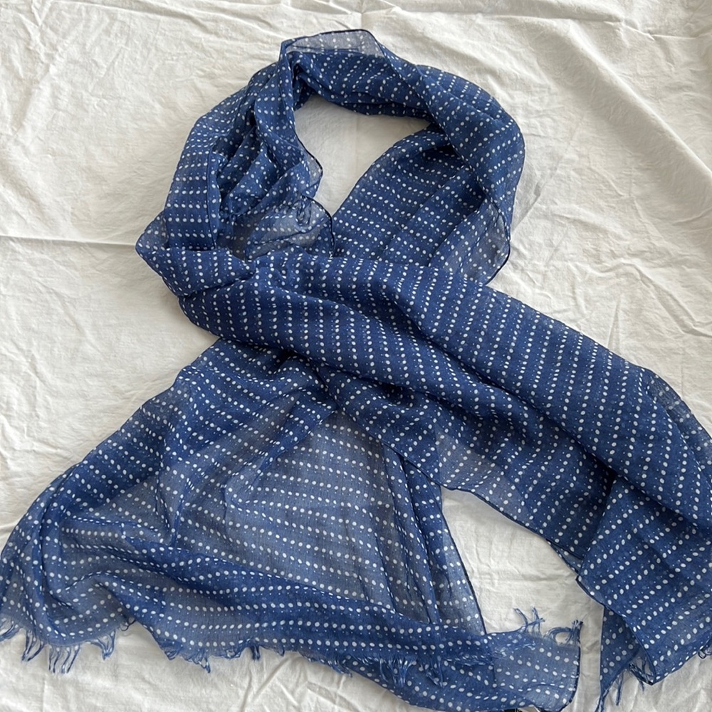 J.Crew Polka Dot Scarf
